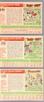 1955 Topps Baseball- 3 Diff