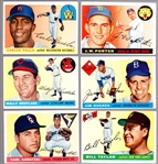 1955 Topps Baseball- 6 Diff