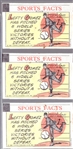 1981 Topps Sports Break Sports Facts Comics Bsbl. #2 Lefty Gomez, Yankees- 3 Comics