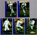 1995 Upper Deck Bsbl. “Babe Ruth Baseball Heroes- 5 Diff.