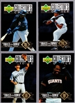 1997 Collector's Choice Bsbl. “Toast of the Town- 4 Diff. Cards