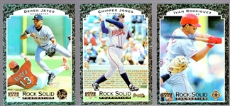 1997 Upper Deck Bsbl. “Rock Solid Foundations- 12 Diff. Cards