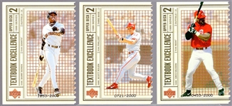 1999 Upper Deck Bsbl. “Textbook Excellence Double- 10 Asst. Cards