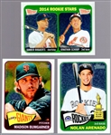 2014 Topps Heritage Bsbl. “Chrome- 9 Asst., 8 Diff.