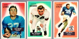 1955 Bowman Ftbl.- 3 Diff. Star Cards