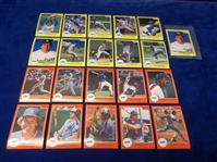 1987 Star Co. Bb Sticker Sets of 10- 3 Asst. Sets