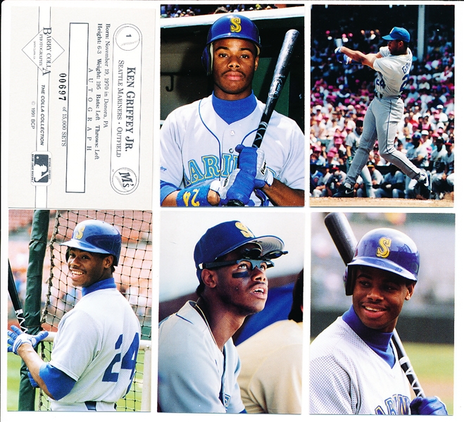1991 Barry Colla Ken Griffey Jr. Small Boxed Set of 12- #697/15,000