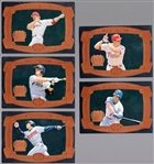 1999 Upper Deck Bsbl. “Immaculate Perception Double- 5 Diff. Cards