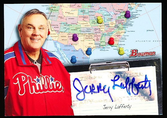 2008 Bowman Bb- “Scouting Report Autographs"- Jerry Lafferty, Phillies