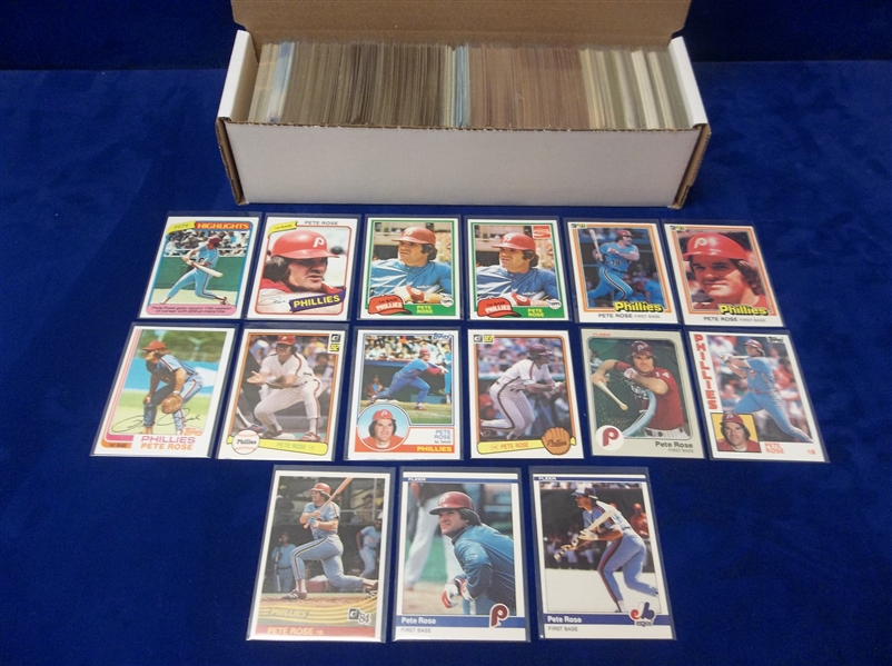 Pete Rose- Approx. 500 Asst.