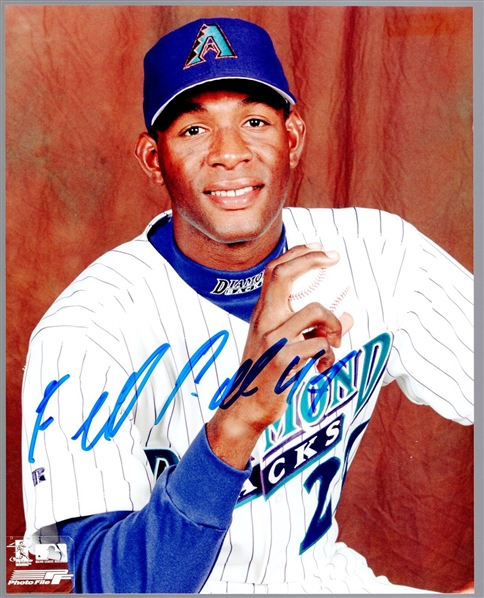Autographed Felix Rodriguez Arizona Diamondbacks MLB Color 8" x 10" Photo