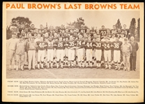 1962 Ra-Ka Inc. Paul Brown: The Play He Didn't Call, Hal Lebowitz, Editor