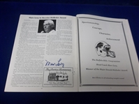 Autographed Gordie Howe 2/5/96 Rochester Americans “Day of Champions Charity Program- Beckett Certified