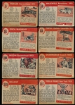 1953-55 Topps “World on Wheels (R714-24)- 8 Diff.