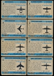 1957 Topps “Planes (R707-2)- 8 Asst/7 Diff.