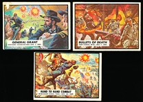 1962 Topps “Civil War News" (709-5)- 3 Diff.