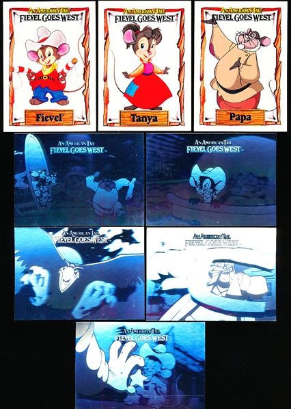 1991 Impel “Feivel Goes West: An American Tail" Complete Set of 150 with Hologram Set of 5