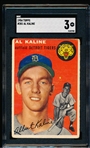 1954 Topps Baseball- #201 Al Kaline, Tigers RC- SGC 3 (Vg)