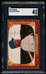1955 Bowman Baseball- #242 Ernie Banks, Cubs- SGC 4 (VgEx)- Hi#.
