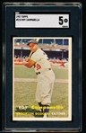 1957 Topps Baseball- #210 Roy Campanella, Dodgers- SGC 5 (Ex)