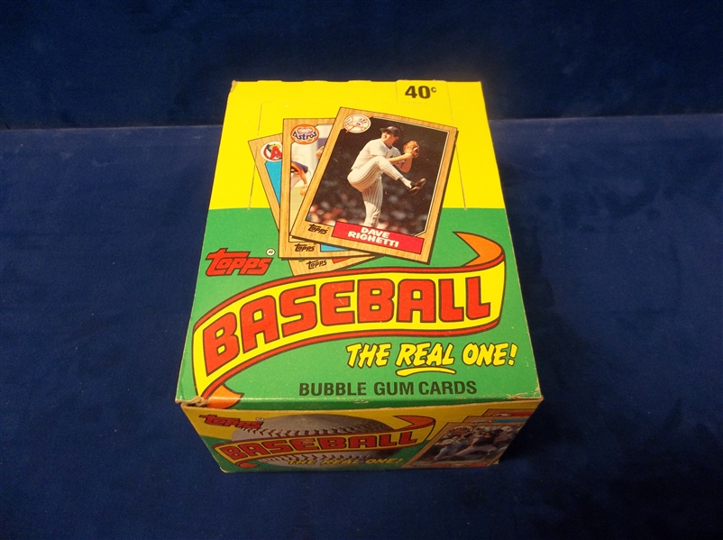 1987 Topps Baseball- 1 Unopened Wax Box