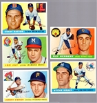 1955 Topps Baseball- 9 Diff