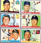 1955 Topps Baseball- 12 Diff