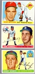 1955 Topps Baseball- Hi#s- 3 Diff