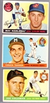1955 Topps Baseball- Hi#s- 3 Diff