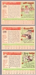 1955 Topps Baseball- Hi#'s- 3 Diff