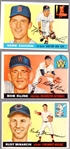 1955 Topps Baseball- Hi#s- 3 Diff