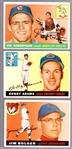 1955 Topps Baseball- Hi#s- 3 Diff