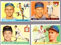 1955 Topps Baseball- Hi#'s- 4 Diff