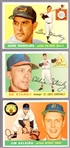 1955 Topps Baseball- Hi#'s- 3 Diff