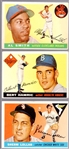 1955 Topps Baseball- Hi#'s- 3 Diff
