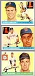 1955 Topps Baseball- Hi#'s- 3 Diff