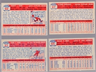 1957 Topps Bb- 4 Diff