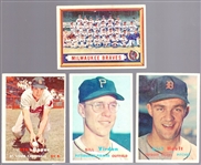 1957 Topps Bb- 4 Diff