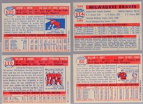 1957 Topps Bb- 4 Diff