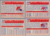 1957 Topps Bb- 4 Diff