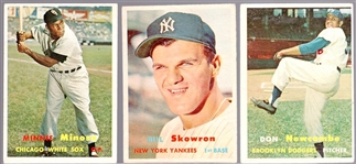 1957 Topps Bb- 3 Diff