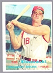 1957 Topps Bb- #165 Ted Kluszewski, Reds