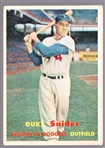 1957 Topps Bb- #170 Duke Snider, Dodgers