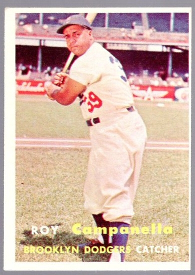 1957 Topps Bb- #210 Roy Campanella, Dodgers