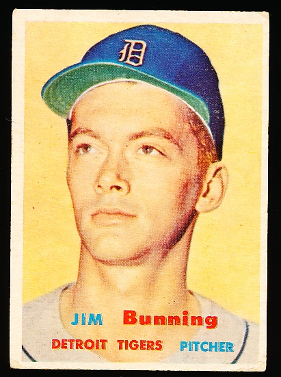 1957 Topps Bb- #338 Jim Bunning RC