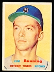 1957 Topps Bb- #338 Jim Bunning RC
