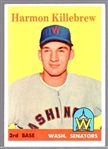 1958 Topps Baseball- #288 Harmon Killebrew, Washington