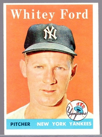 1958 Topps Baseball- #320 Whitey Ford, Yankees