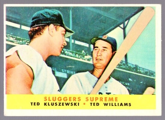 1958 Topps Baseball- #321 Ted Williams/Ted Kluszewski