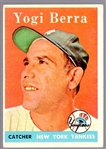 1958 Topps Baseball- #370 Yogi Berra, Yankees